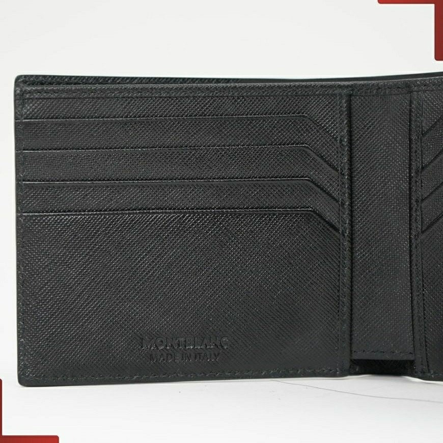 Black  Leather Bifold - Dompet | Shell Cordovan