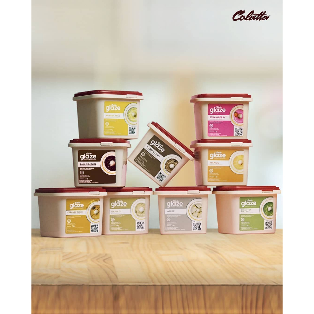 

Colatta Glaze Cappucino 1kg/Glaze Cappucino/Toping Glaze Cappucino