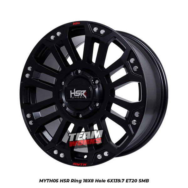 velg hsr myth05 hsr ring 18 fortuner pajero hillux triton