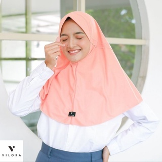 ♥READY♥  Vilora Kerudung Sekolah Serut / Hijab Instan Anak Sekolah / Hijab ORI Vilora