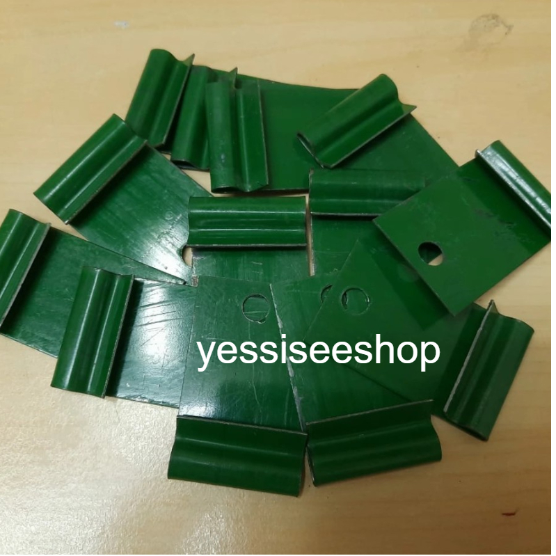 

100 pcs Gording clip hijau harga grosir