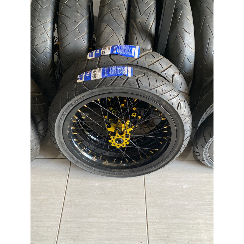 roda set velg set ban supermoto crf ban irc 250/300