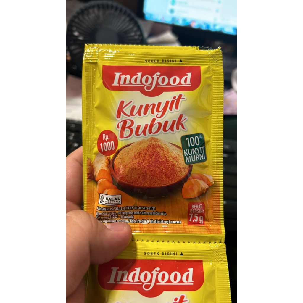 

INDOFOOD KUNYIT BUBUK 7,5 GRAM