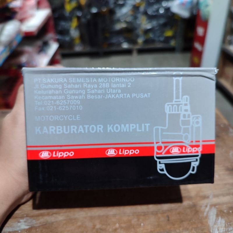 Karburator Komplit Shogun 125 Lippo Original