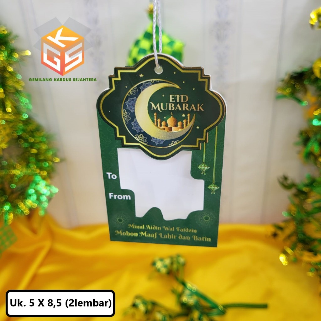 

30pcs Hang Tag IDUL FITRI | Hang Tag LEBARAN | EID MUBARAK Card