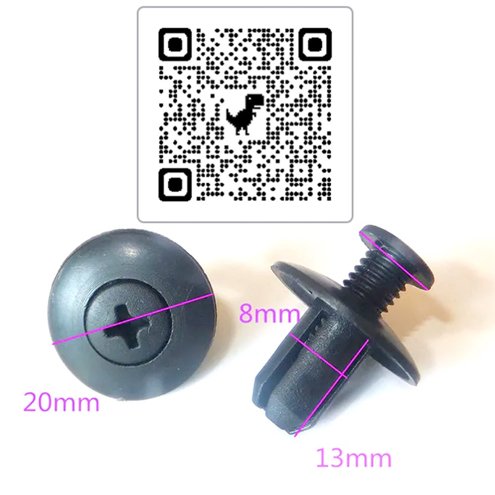 Kancing Klip Penutup Bemper 20 60 100 x Pcs Spakbor Mud Guard Motor Mobil Universal Nisan Bumper Cov