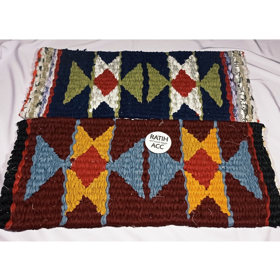 keset gunungan panjang / Keset panjang / keset kain perca / keset mushola / keset bagus / keset lant