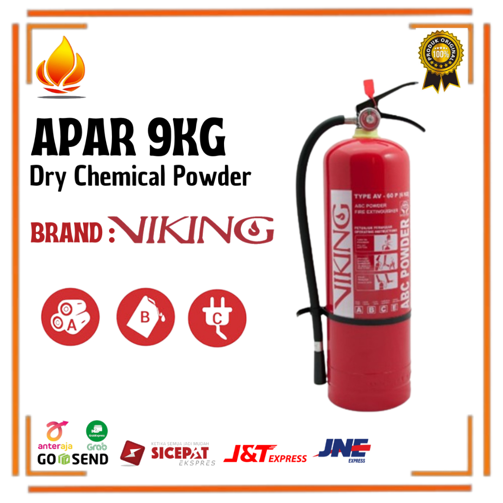 TABUNG APAR 9 KG POWDER MEREK VIKING