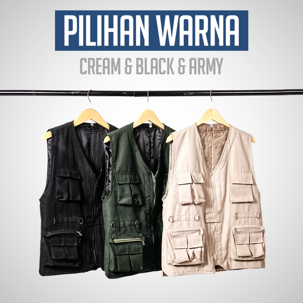 POI Ohio * Rompi Tactical Pria I Rompi Custom I Custom Rompi Tactical I Rompi Lapangan I Vest Cargo