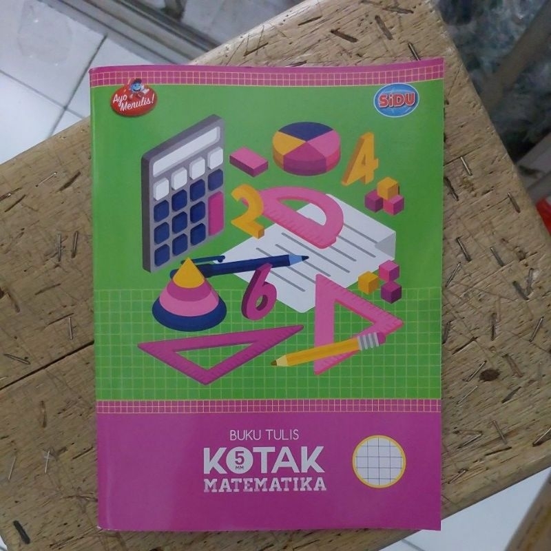 buku tulis SIDU HALUS, KOTAK/ buku kotak MATEMATIKA / BUKU TULIS HALUS/ BUKU TULIS KOTAK KECIL