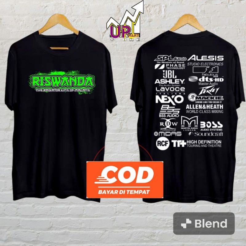 KAOS RISWANDA AUDIO// kaos Sound syistem riswanda audio//kaos audio Riswanda malang//kaos big size j