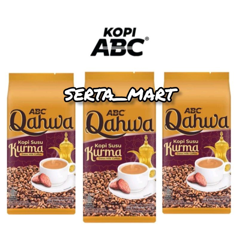 

ABC Qahwa Kopi Susu Kurma 10's x 27gr - Kopi ABC Qahwa