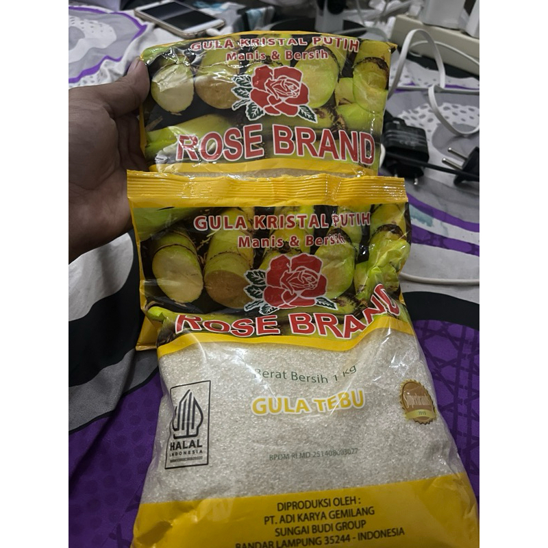 

Gula Rose brand 1kg kuning