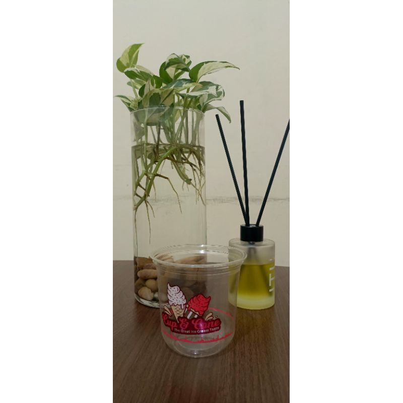 Printing Cup PET 14oz/12oz oval