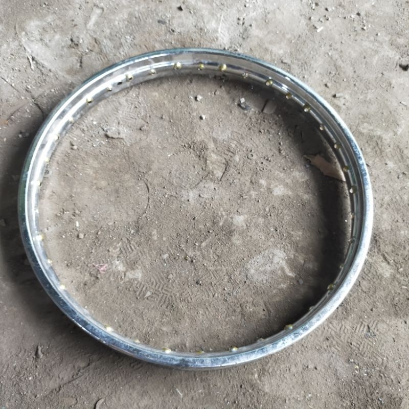 Pelk Pelek Velg Velk Besi Chrome Honda Hm Ring 18 an Ukuran 1.40 x 18 Depan CB GL 100 GL Max GL PRO 