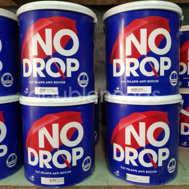 NO DROP 4KG 1GALON CAT TEMBOK PELAPIS ANTI BOCOR / 1 GALON NO DROP 4KG