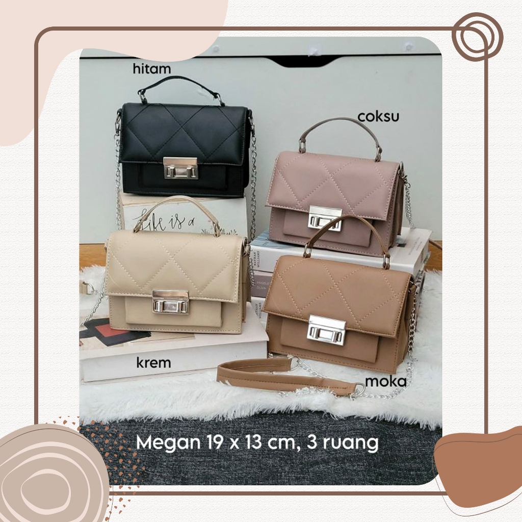Megan Bag Tas Selempang Wanita Simple