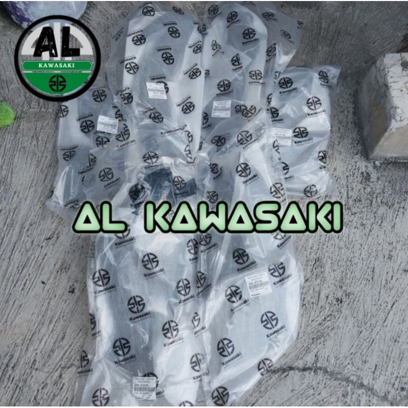 cover body set body bodi fullset klx 150 klx150 SM SE 2023 hitam original