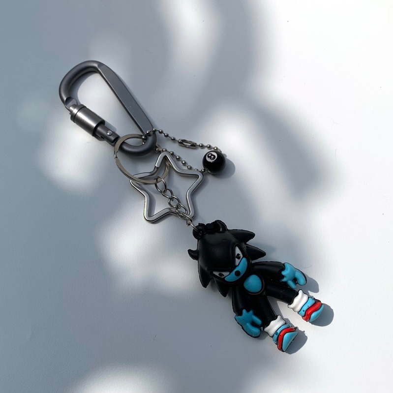 "SONIC" carabiner keychain voll ll | keychain | gantungan  kunci | akesesoris