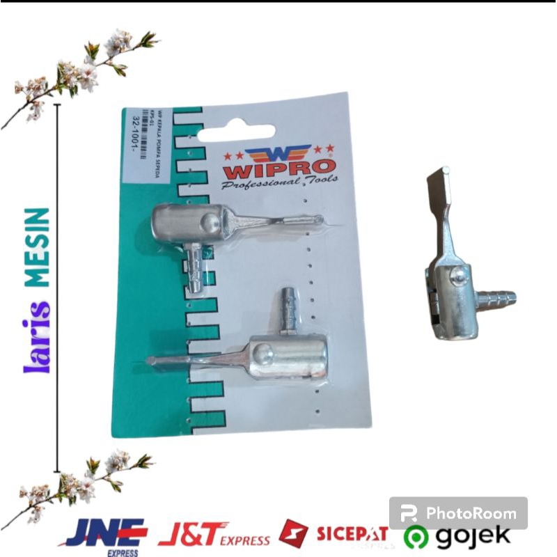 Kepala Pompa Angin / Cop Ban Sepeda Montor Mobil Satuan KPS-01 Wipro