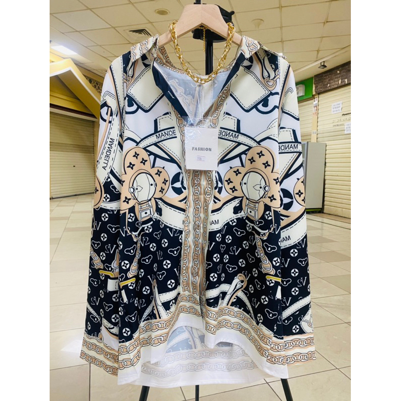 KEMEJA WANITA BKK SILK VZ PREMIUM IMPORT