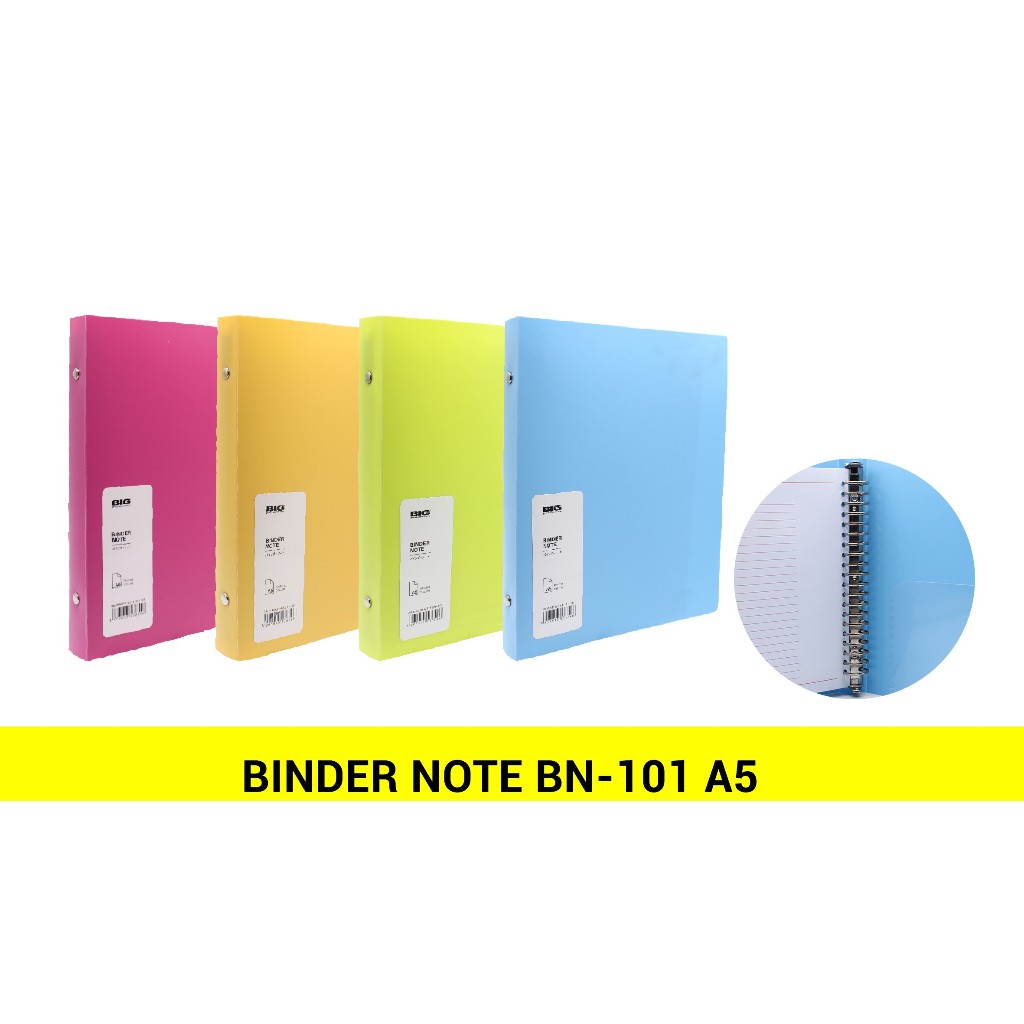 

Binder Note BIG A5 Warna Pastel Ring