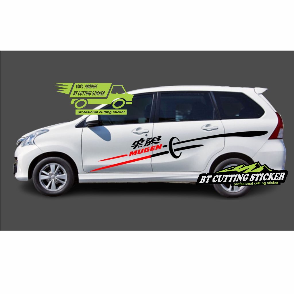 Sticker Cutting Stiker Mobil Body Pintu Samping Avanza