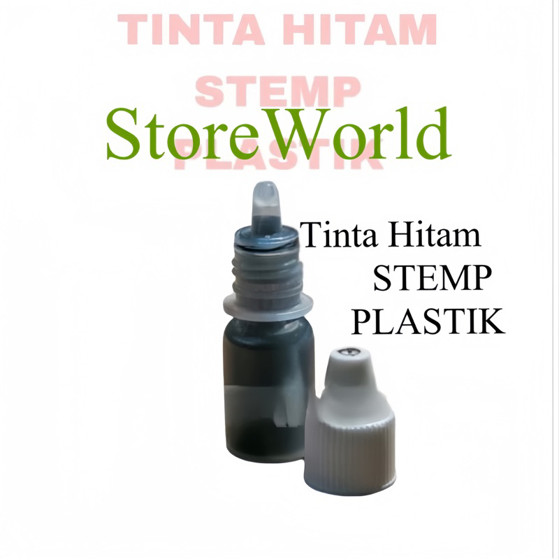 

Tinta hitam STEMP PLASTIK