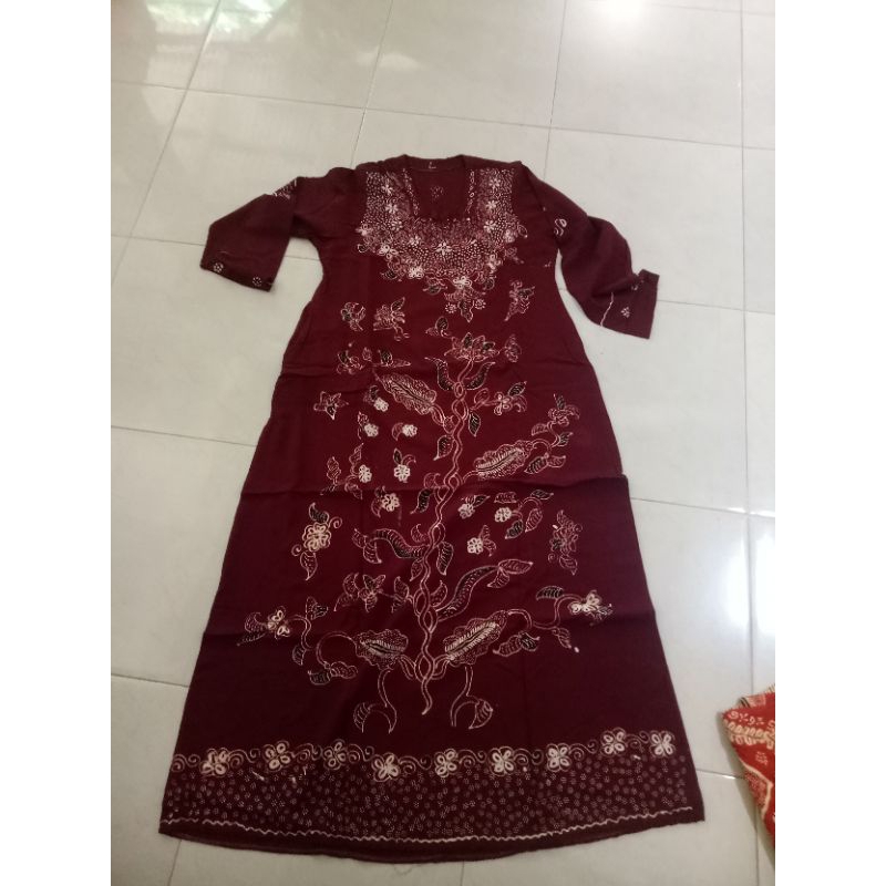 daster batik tulis madura bahan rayon