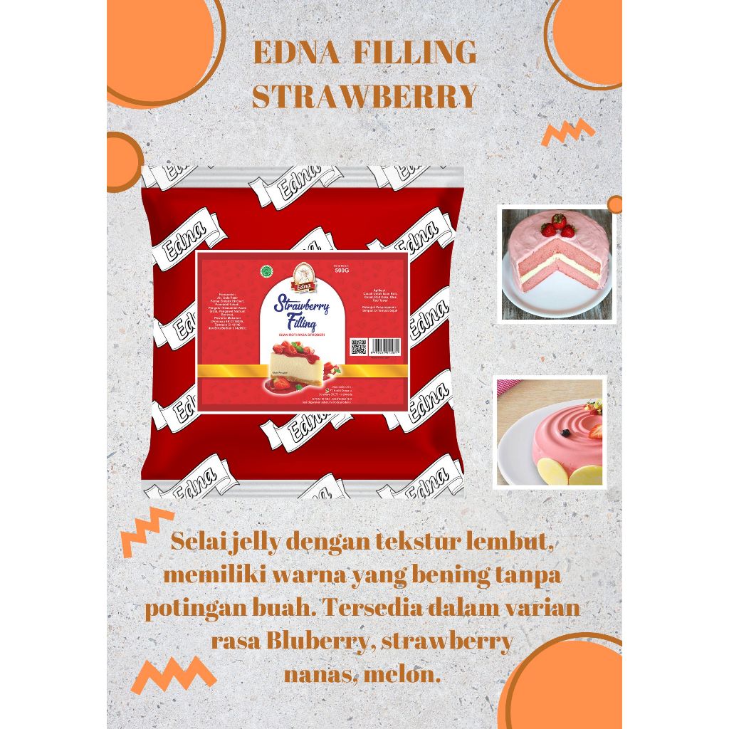 

Edna Filling Strawberry 500 gram