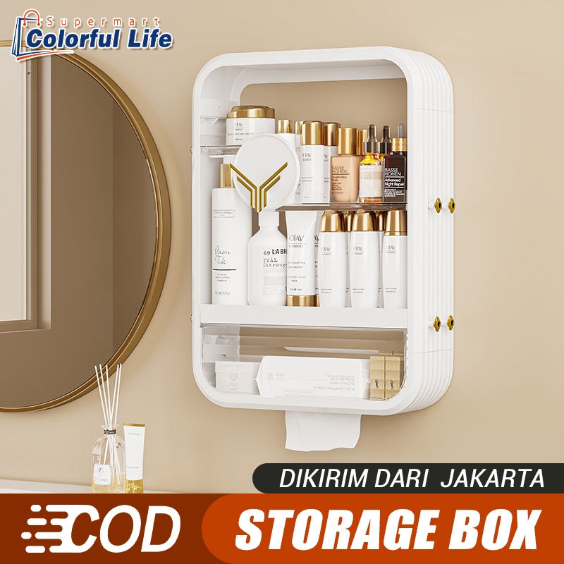 Rak Kamar Mandi Rak Kamar Mandi Aesthetic Rak Dinding Kamar Mandi Rak Kamar Mandi Cermin Dinding