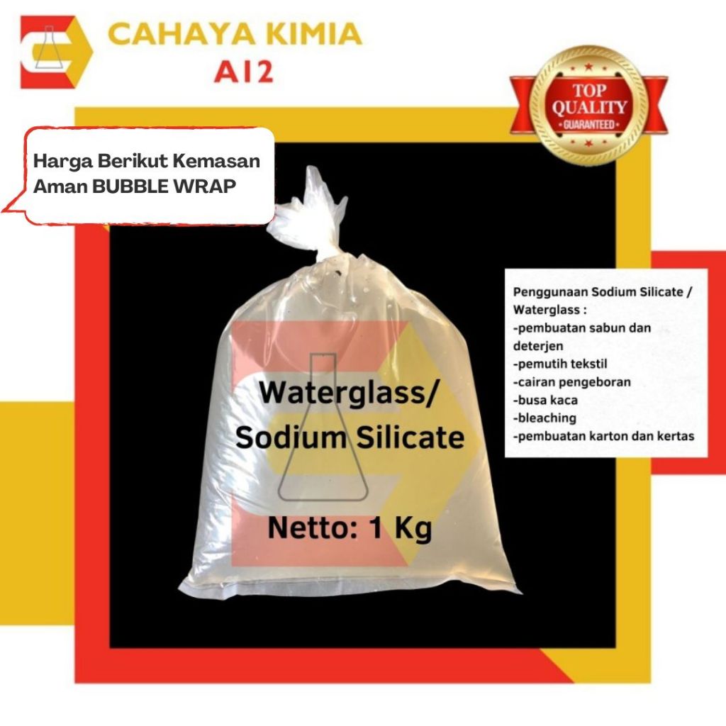 WATER GLASS / SODIUM SILICATE / Silikat – 1Kg