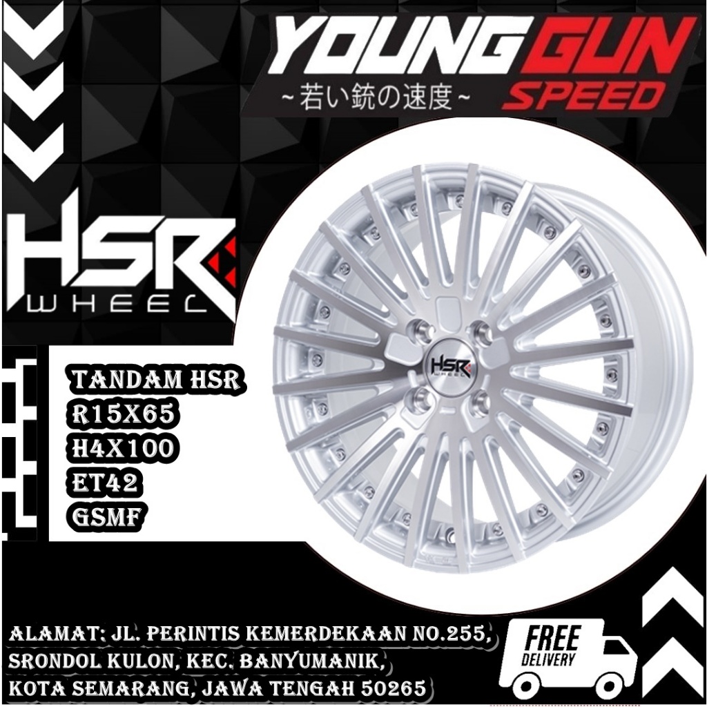 Velg Mobil R15 Tandam Hsr Untuk Datsun Sigra Fiesta