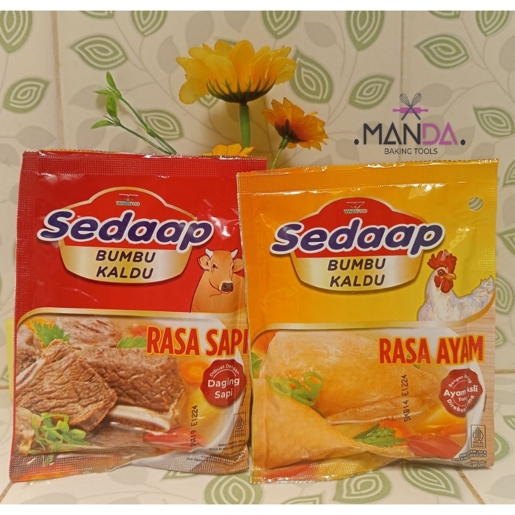 

Kaldu Bubuk Sedaap Bumbu Kaldu Ayam Sapi 100 gr 1pcs