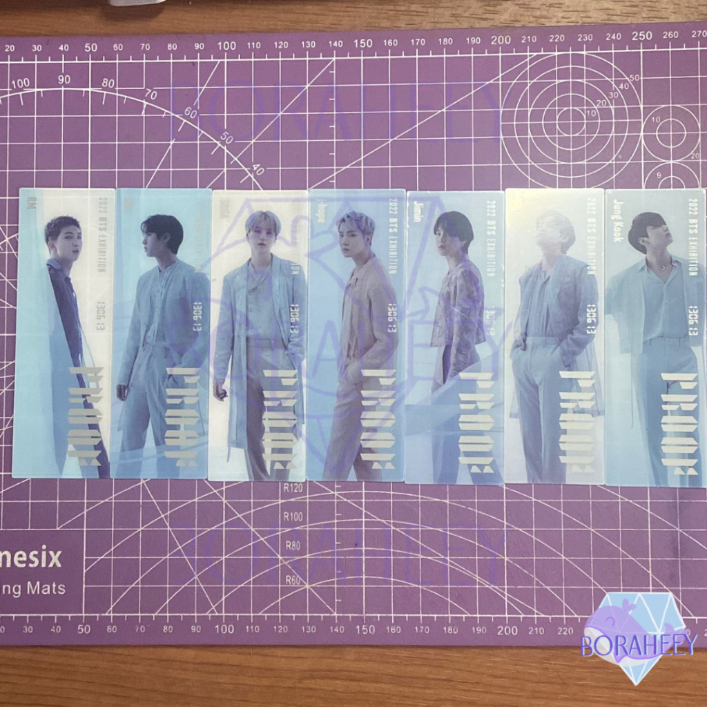 [READY] SHARING BTS MERCH BOOKMARK PROOF EXHIBITION