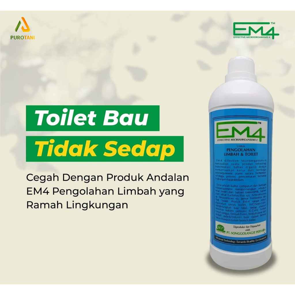 EM4 Pengolah Limbah & Toilet 1 liter EM4 LIMBAH 1liter