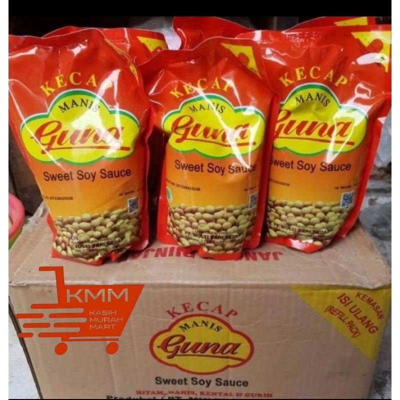 

KECAP GUNA 520ml 1 DUS ISI 12 POUCH