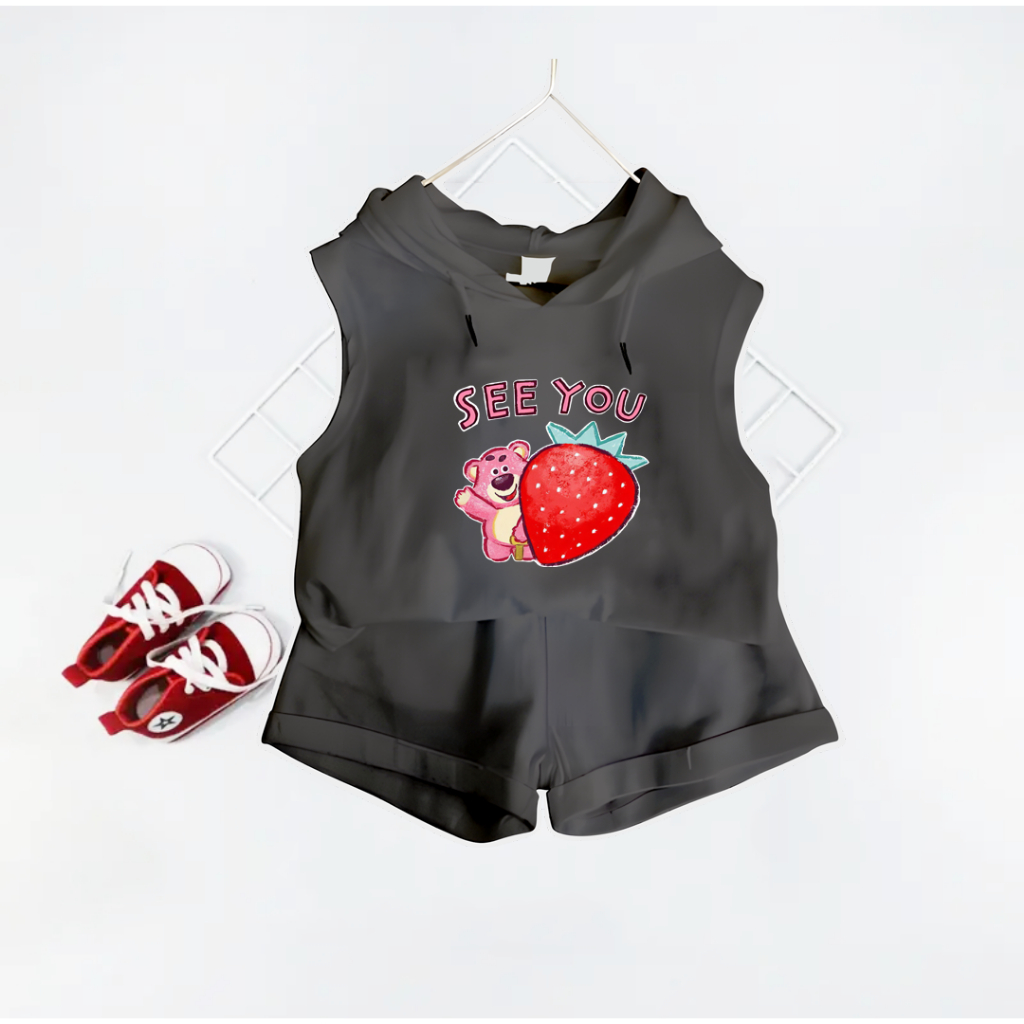 CLSTORE Setelan Singlet Anak 1-6 Tahun LOTSO SEE YOU