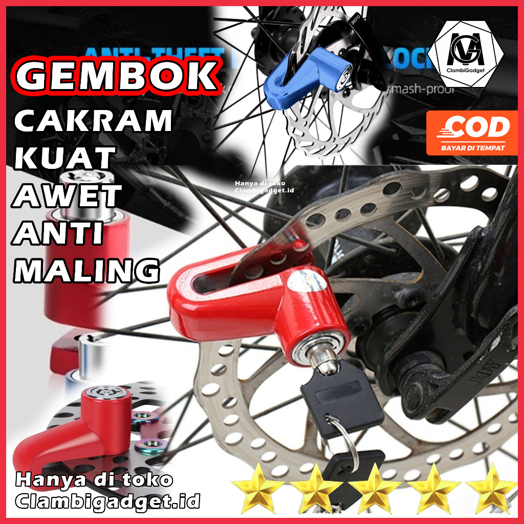 Gembok Cakram Sepeda Motor Gembok Sepeda Motor Cakram Original Motolock Disk Brake Lock Safety Gembo