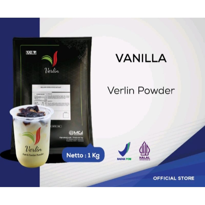 

VERLIN POWDER DRINK MINUMAN SERBUK / BUBUK MINUMAN RASA VANILLA