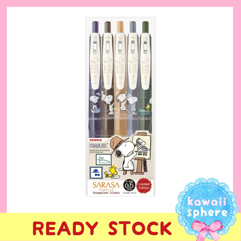 

Sarasa Vintage Snoopy Limited Edition | Pen Sarasa Clip 0.5 / 0.3 / 0.38 Nano Peanuts