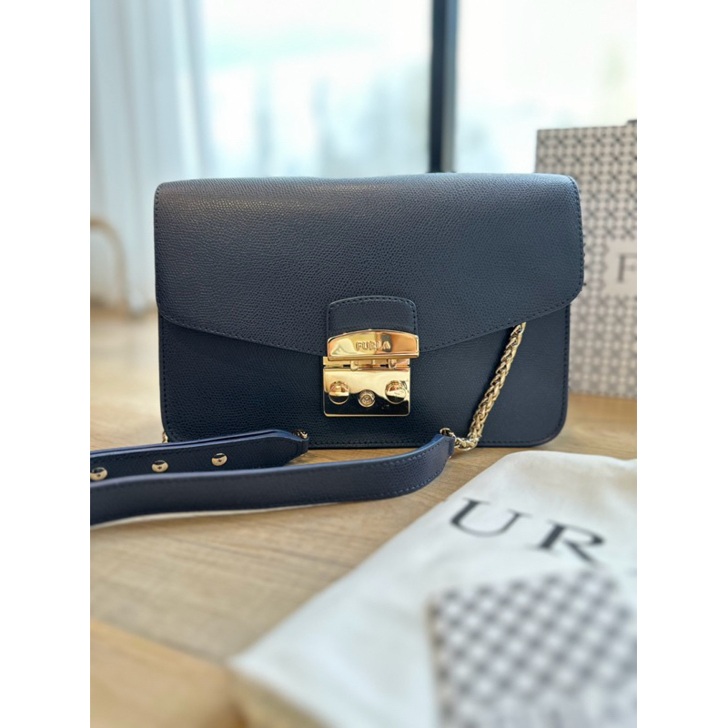 Furla Metropolis Crossbody Navy