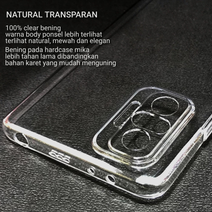 HARDCASE REDMI NOTE 10, REDMI NOTE 10 PRO CASE CRYSTAL TRANSPARANT