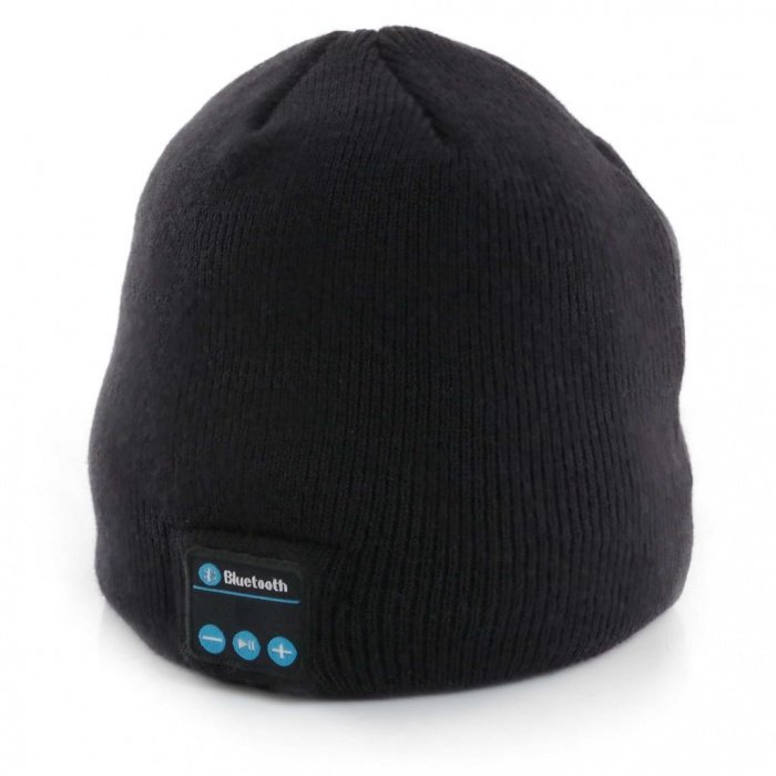 Topi Kupluk pria wanita dengan fitur bluetooth with headset /handsfree Kupluk Bluetooth Knit Bisa Bu
