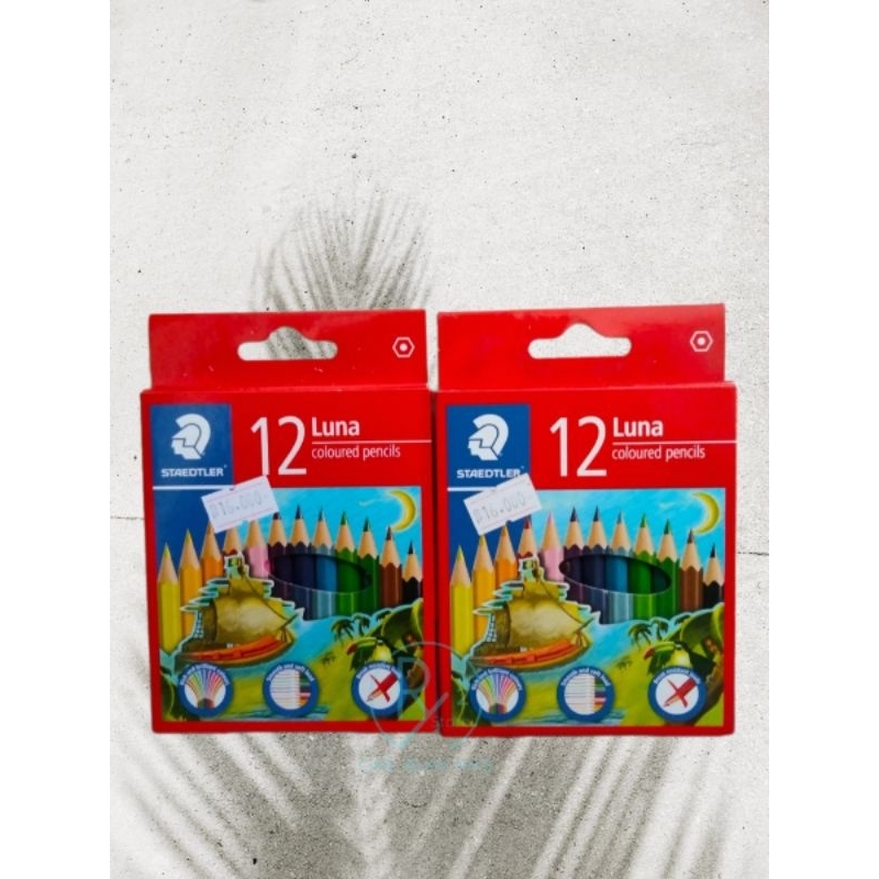 

(1 PCS) PENSIL WARNA LUNA STAEDTLER 12W PERMANEN PENDEK