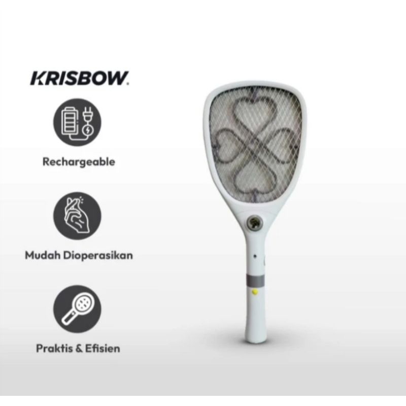 Krisbow Raket Nyamuk Rechageable