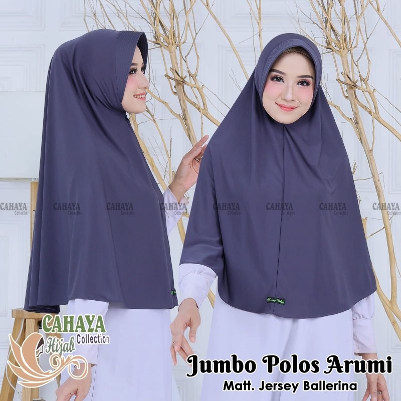 hijab jumbo polos arumi by cahaya hijab