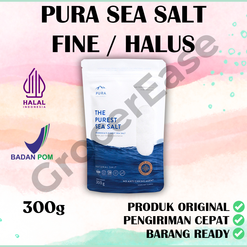 

[READY STOCK] PURA PUREST SEA SALT FINE HALUS GARAM LAUT ORGANIK NATURAL