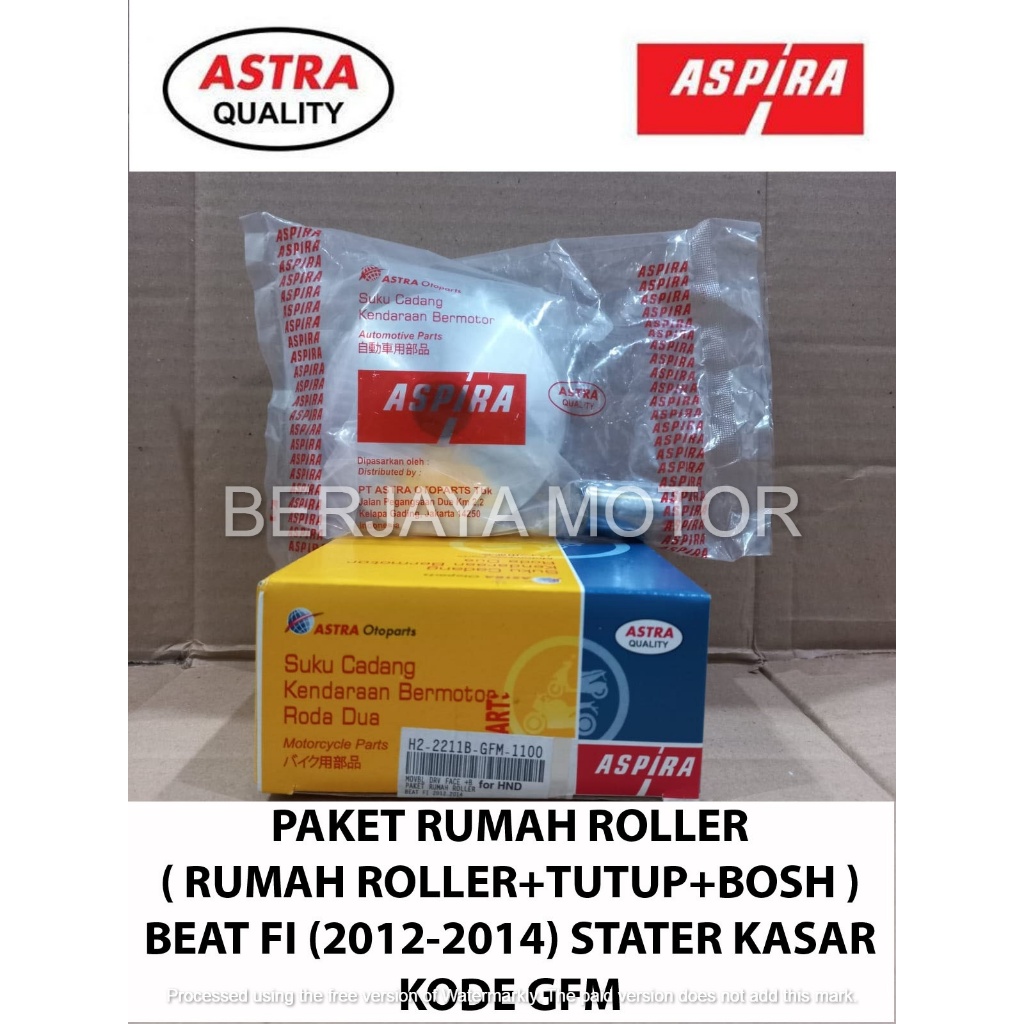 RUMAH ROLLER SET BEAT FI SPACY FI  SCOOPY FI GFM STATER KASAR ASPIRA