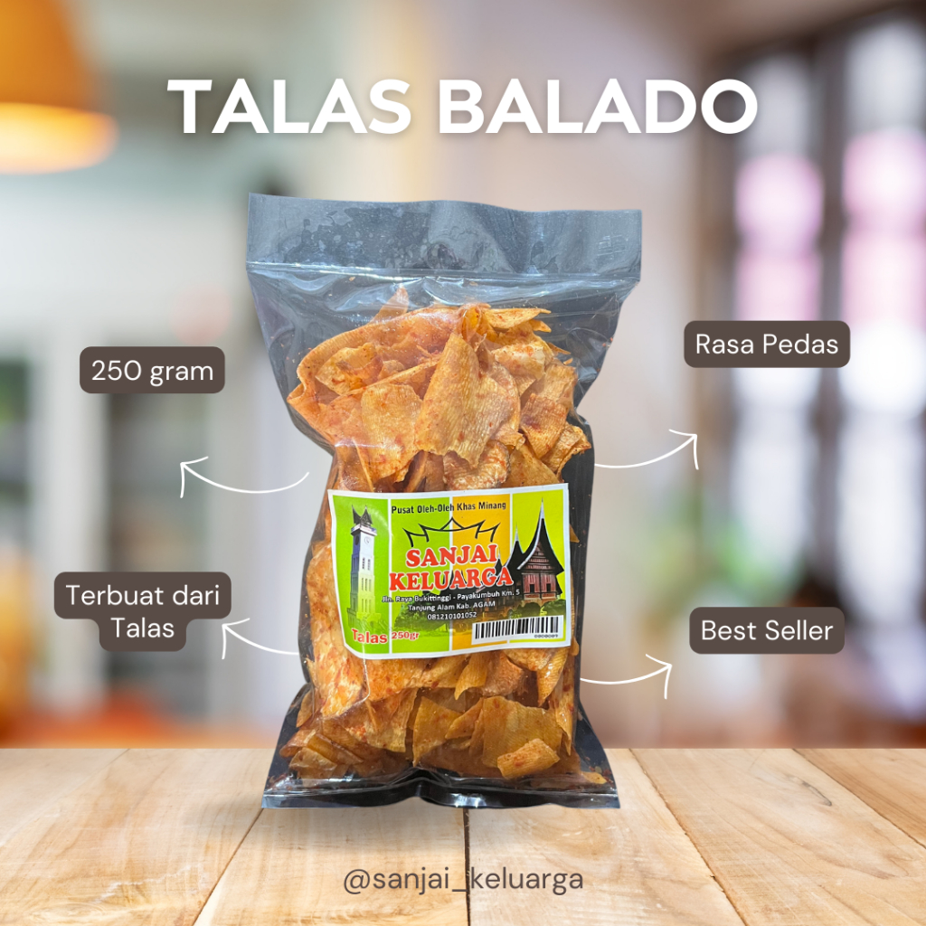 

Keripik Talas / Keladi Balado dan Talas Bumbu Kuning Keluarga 250 gram